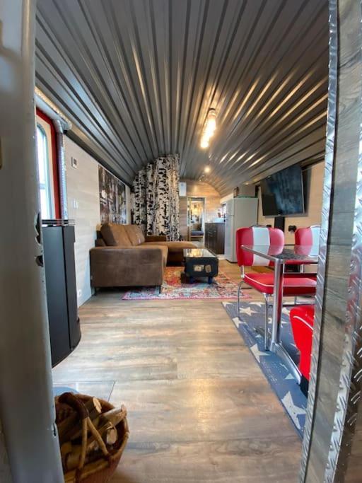 Gleis 2, Waggon Mit Ofen, Optional Mit Whirlpool Und Sauna Dahlem  Exterior photo