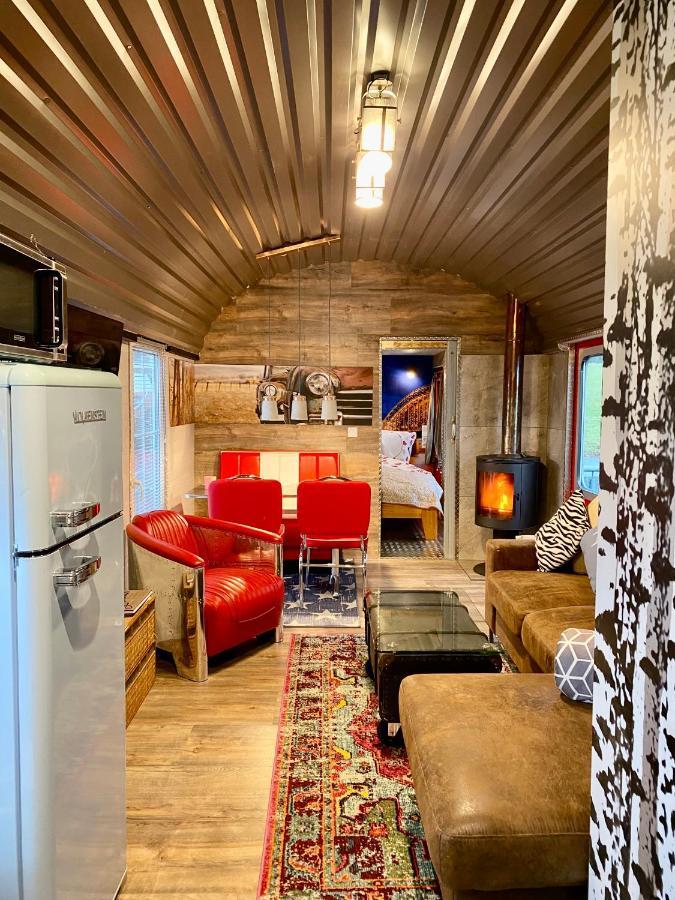Gleis 2, Waggon Mit Ofen, Optional Mit Whirlpool Und Sauna Dahlem  Exterior photo